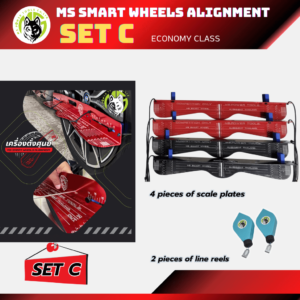 SET C Ms Smart Wheels Alignment tools เครื่องตั้งศูนย์ ชุดประหยัด