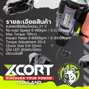 สว่านไร้สาย สว่านกระแทกไร้สาย บัสเลส ไร้แปรงถ่าน