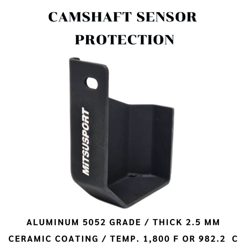 Camshaft sensor protection กันความร้อนเซ็นเซอร์แคมชาร์พ ผลิตจากอลูมิเนี่ยมเกรด 5052 หนา 2.5 mm